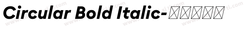 Circular Bold Italic字体转换